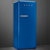 Approx 24" 50'S Style Refrigerator with ice compartment, Blue, Right hand hinge
