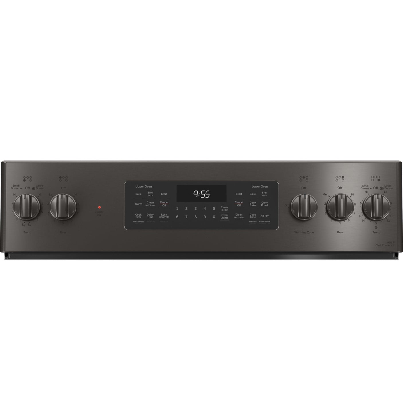 GE Profile™ 30" Smart Free-Standing Electric Double Oven Convection Range with No Preheat Air Fry