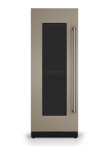 30"W. Integrated Wine Cellar Door Panel - Nantucket Left Hinge