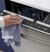 GE® Top Control with Stainless Steel Interior Dishwasher with Sanitize Cycle & Dry Boost with Fan Assist