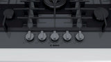 Benchmark® Gas Cooktop 30'' Tempered glass, Dark silver