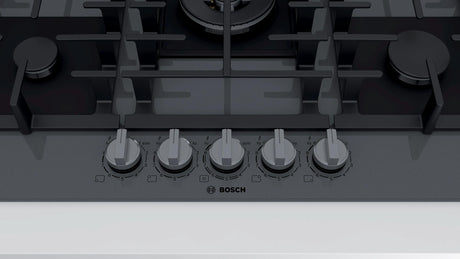 Benchmark® Gas Cooktop 30'' Tempered glass, Dark silver