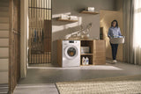 WXD160 WCS Lotus white - W1 front-loading washing machine: 8 kg  1600 rpm  Pre-Ironing  Miele@home  CapDosing  Honeycomb Drum