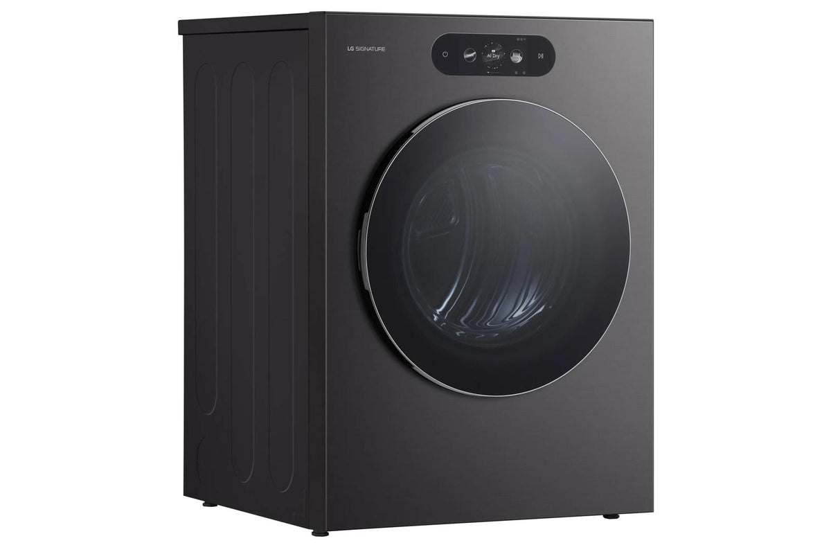 LG SIGNATURE 9.0 cu. ft. Mega Capacity Smart Front Load Gas Dryer with Built-In Intelligence, TurboSteam® and Touch LCD Control