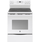 GE® 30" Free-Standing Electric Convection Range