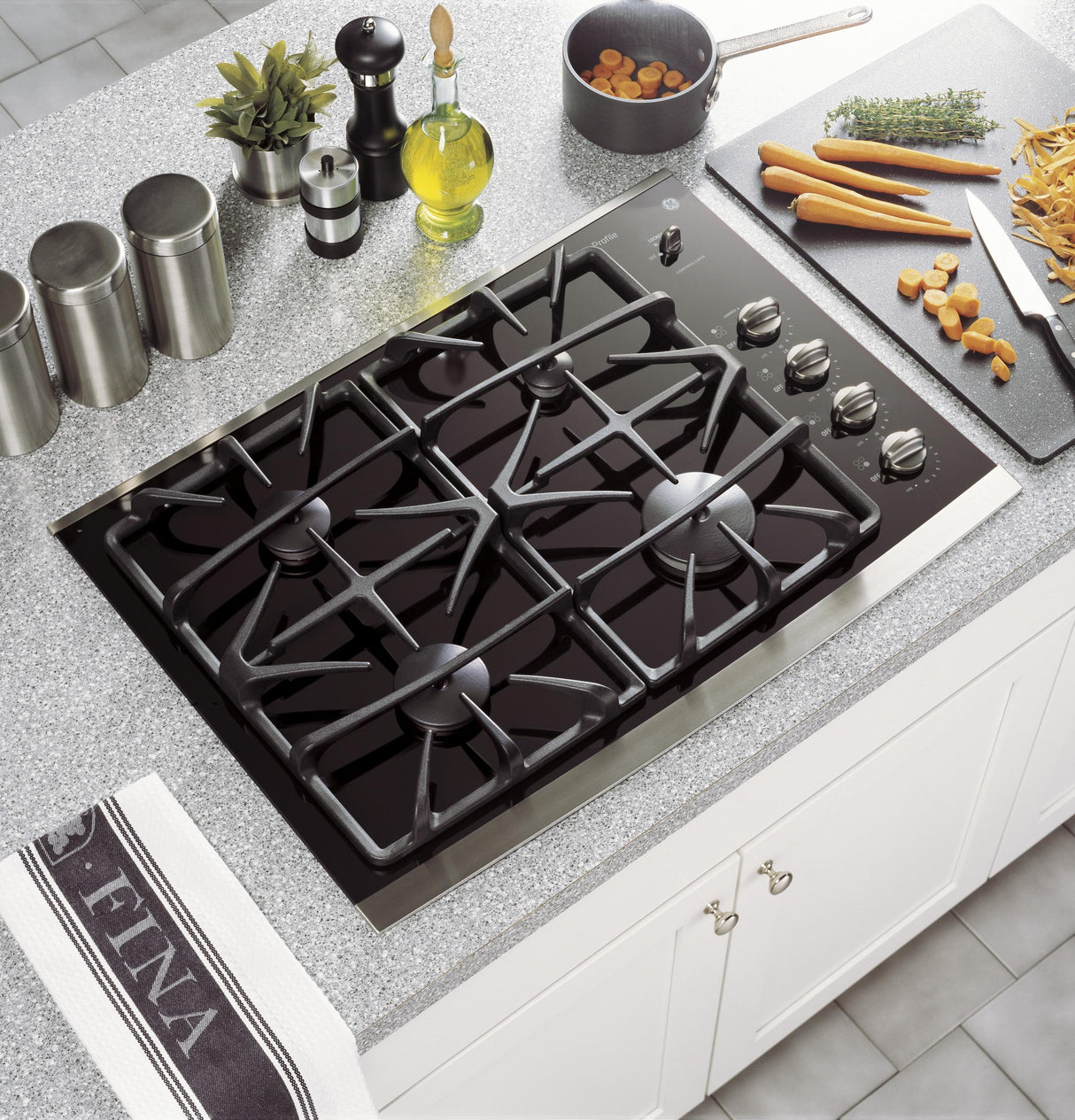 GE Profile™ Series 30" Built-In Gas Cooktop