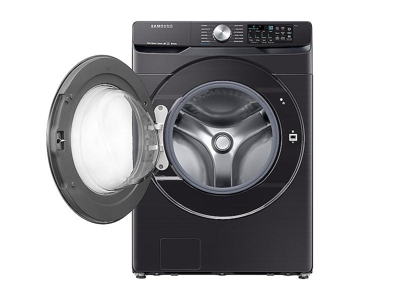 4.5 cu. ft. Smart Front Load Washer with Super Speed in Black Stainless Steel