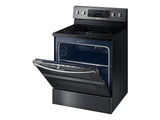5.9 cu ft. Smart Freestanding Electric Range with Flex Duo™ & Dual Door in Black Stainless Steel