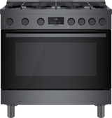 800 Series Gas Freestanding Range 36" Black Stainless Steel