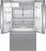 500 Series French Door Bottom Mount Refrigerator 36" Stainless steel (with anti-fingerprint), Total No Frost