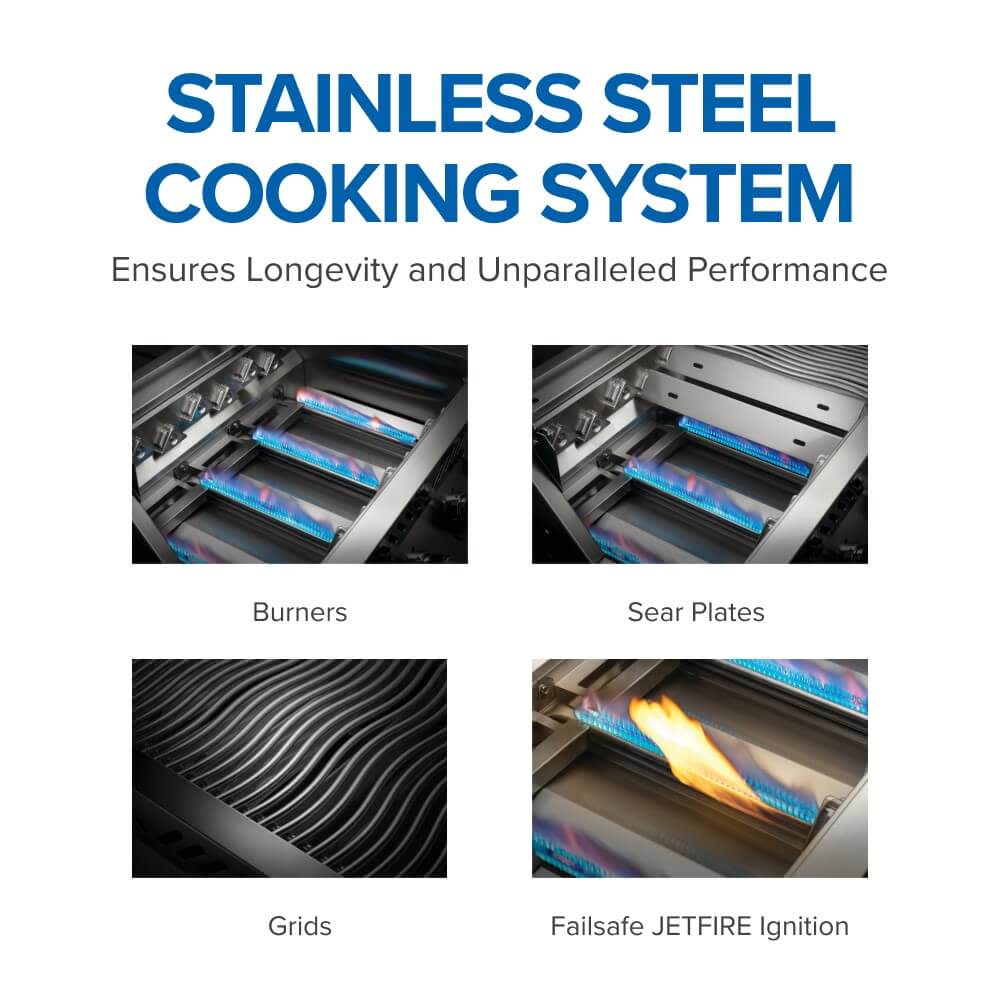 Built-In 500 Series 32 Grill Head , Natural Gas, Stainless Steel