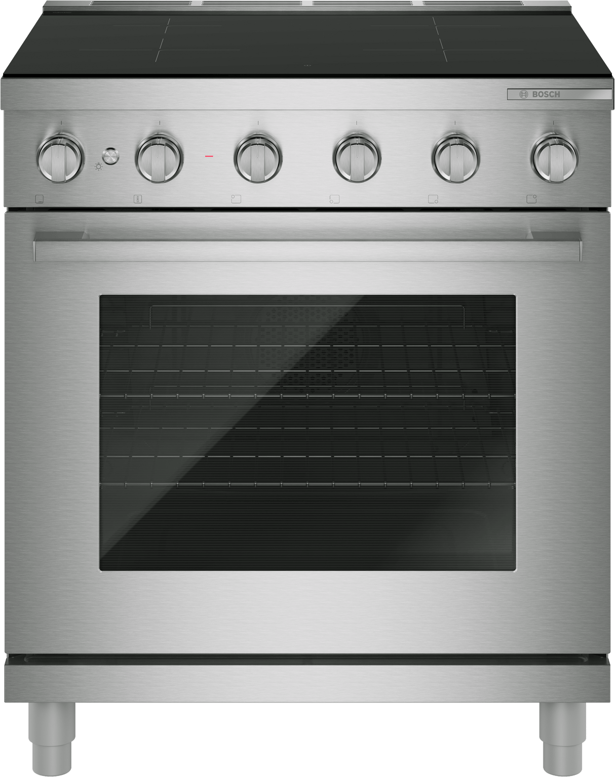 500 Series, Induction freestanding range cooker, 30'', Stainless steel