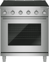 500 Series, Induction freestanding range cooker, 30'', Stainless steel