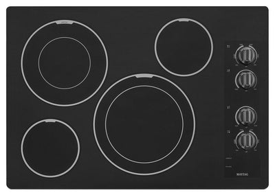 30-inch Wide Electric Cooktop with Two Dual-Choice Elements