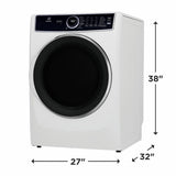 Front Load Perfect Steam™ Electric Dryer with Balanced Dry™ and Instant Refresh - 8.0 Cu. Ft.
