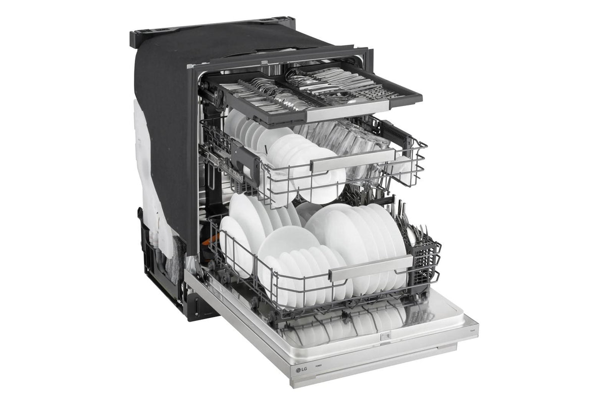 Smart FlushFit™ Top Control Dishwasher with 1-Hour Wash & Dry, QuadWash® Pro, TrueSteam® and Dynamic Heat Dry™ w/AutoVent Dry™