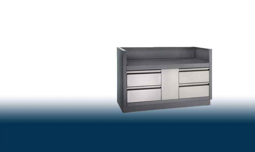 OASIS Under Grill Cabinet for Built-In Prestige PRO 825 Gas Grill Head