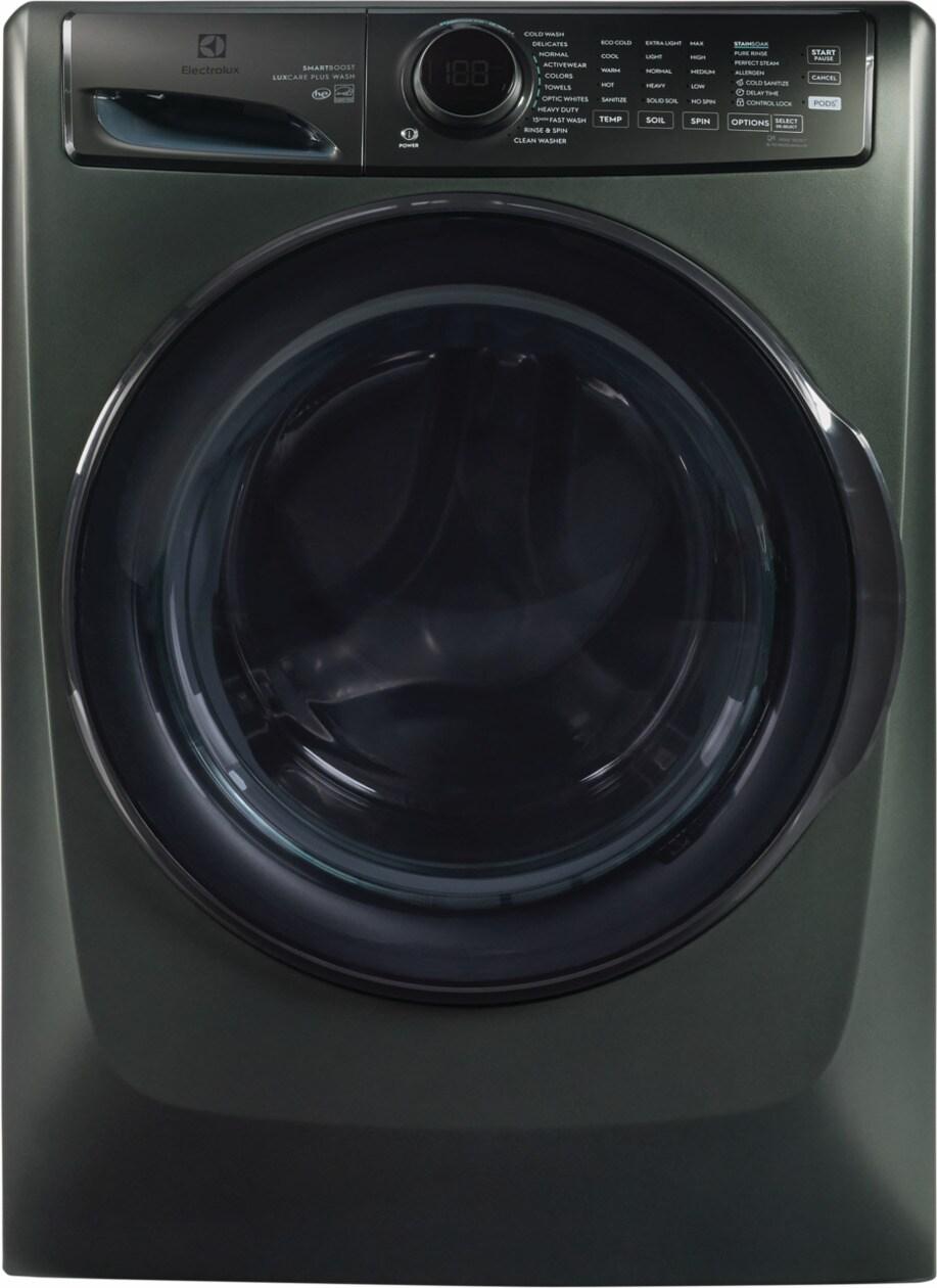 27 Inch Front Load Washer & Gas Dryer Bundle in Alpine Green