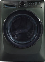 27 Inch Stacked Front Load Washer, Gas Dryer Bundle with Stacking Kit — Alpine Green