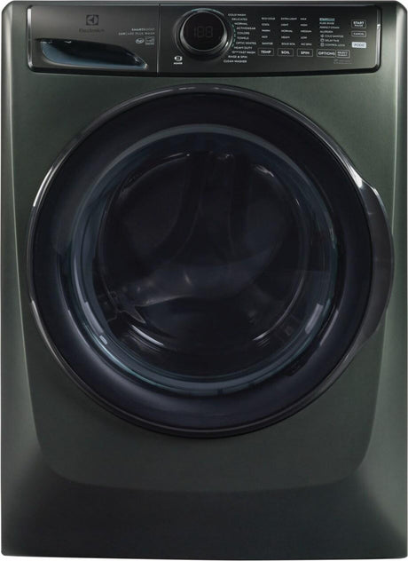 27 Inch Stacked Front Load Washer, Gas Dryer Bundle with Stacking Kit — Alpine Green