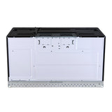 Forno Scalo 30-Inch Over the Range Microwave, Black - 1.6 cu.ft, 300 CFM Vent, Touch Control, LED Light