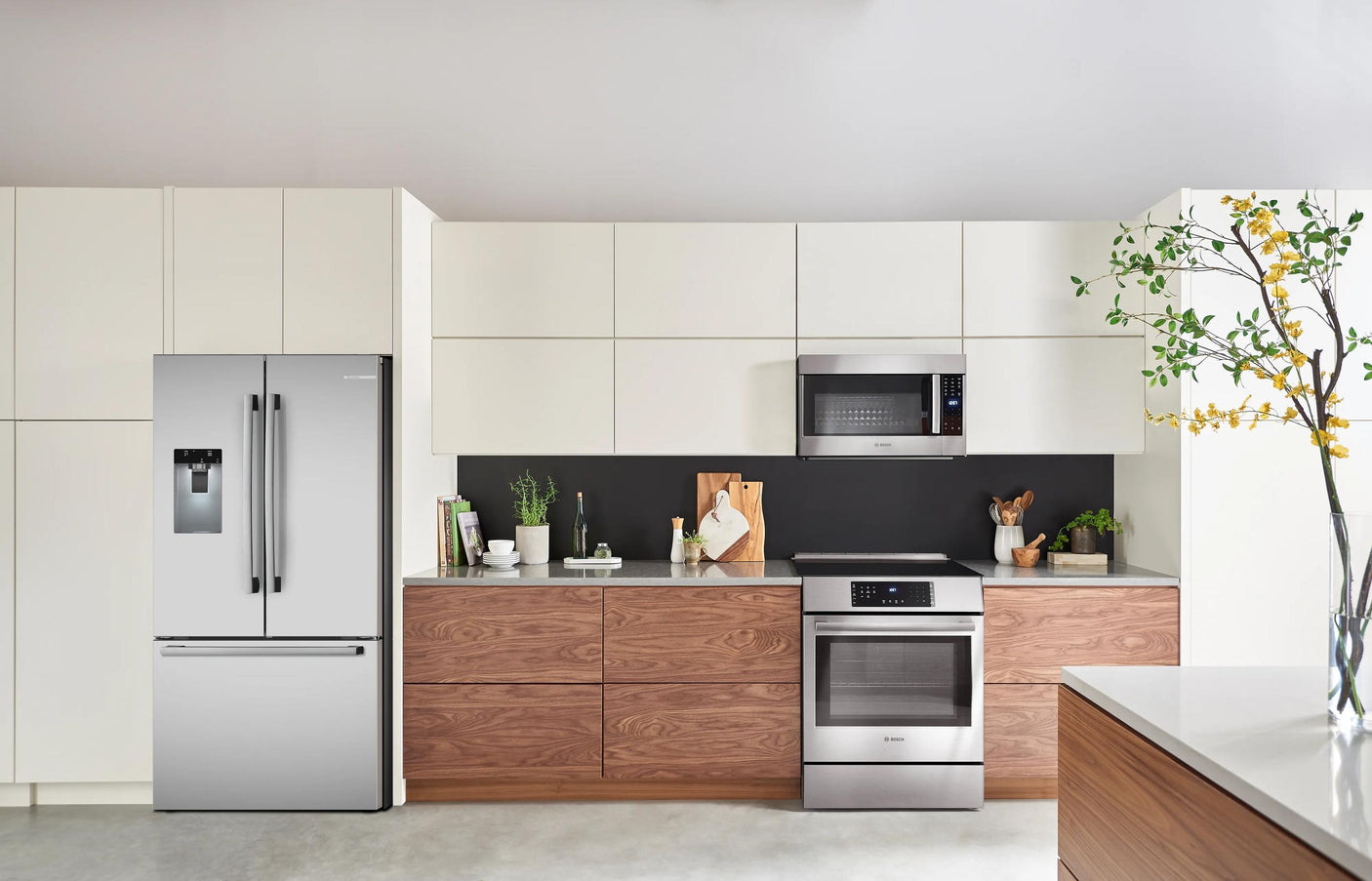 500 Series French Door Bottom Mount Refrigerator 36" Stainless steel (with anti-fingerprint), Total No Frost