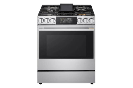 LG SIGNATURE 6.3 cu. ft. Single Oven Gas Slide-in Range with Dynamic Probake Convection® , Air Fry, Air Sous Vide, Roast, and Pizza mode