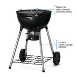 Premium 18 Charcoal Kettle 18-inch Kettle Grill , Charcoal, Black