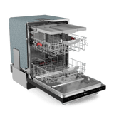 24 Inch Dishwasher Stainless Matte Black/stainless Steel  Gordon Ramsay Series