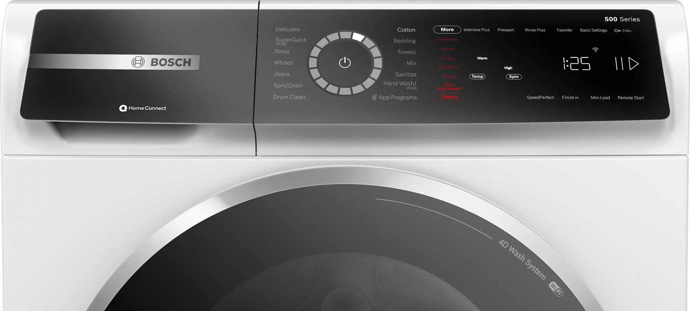 500 Series Compact Washer , White