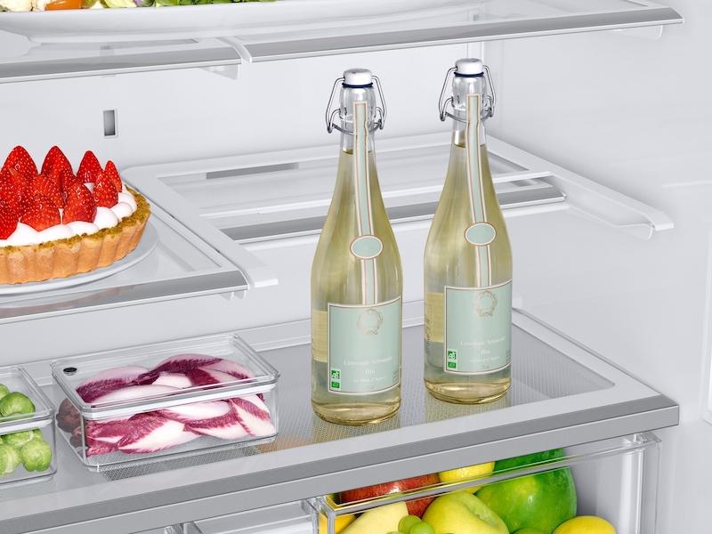 23 cu. ft. Counter Depth 4-Door French Door Refrigerator in Tuscan Stainless Steel
