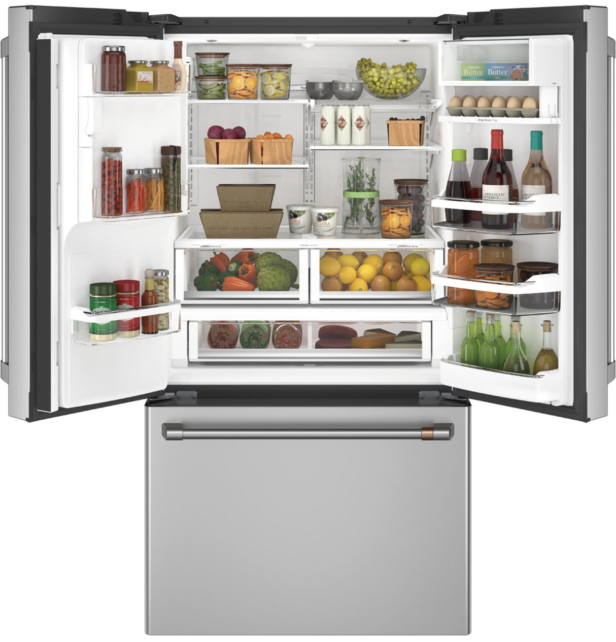 Café™ ENERGY STAR® 27.7 Cu. Ft. Smart French-Door Refrigerator with Hot Water Dispenser