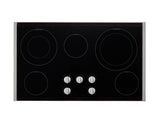 36-inch Wide Electric Cooktop with Dual-Choice Elements