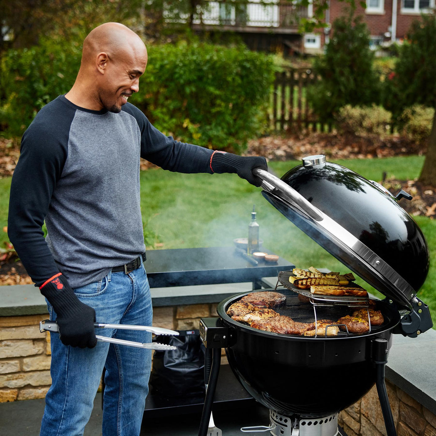 Summit® Kamado E6 Charcoal Grill - Black