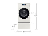 Pedestal for Washer And Dryer Pedestal for All-in-One Combo  Ivory