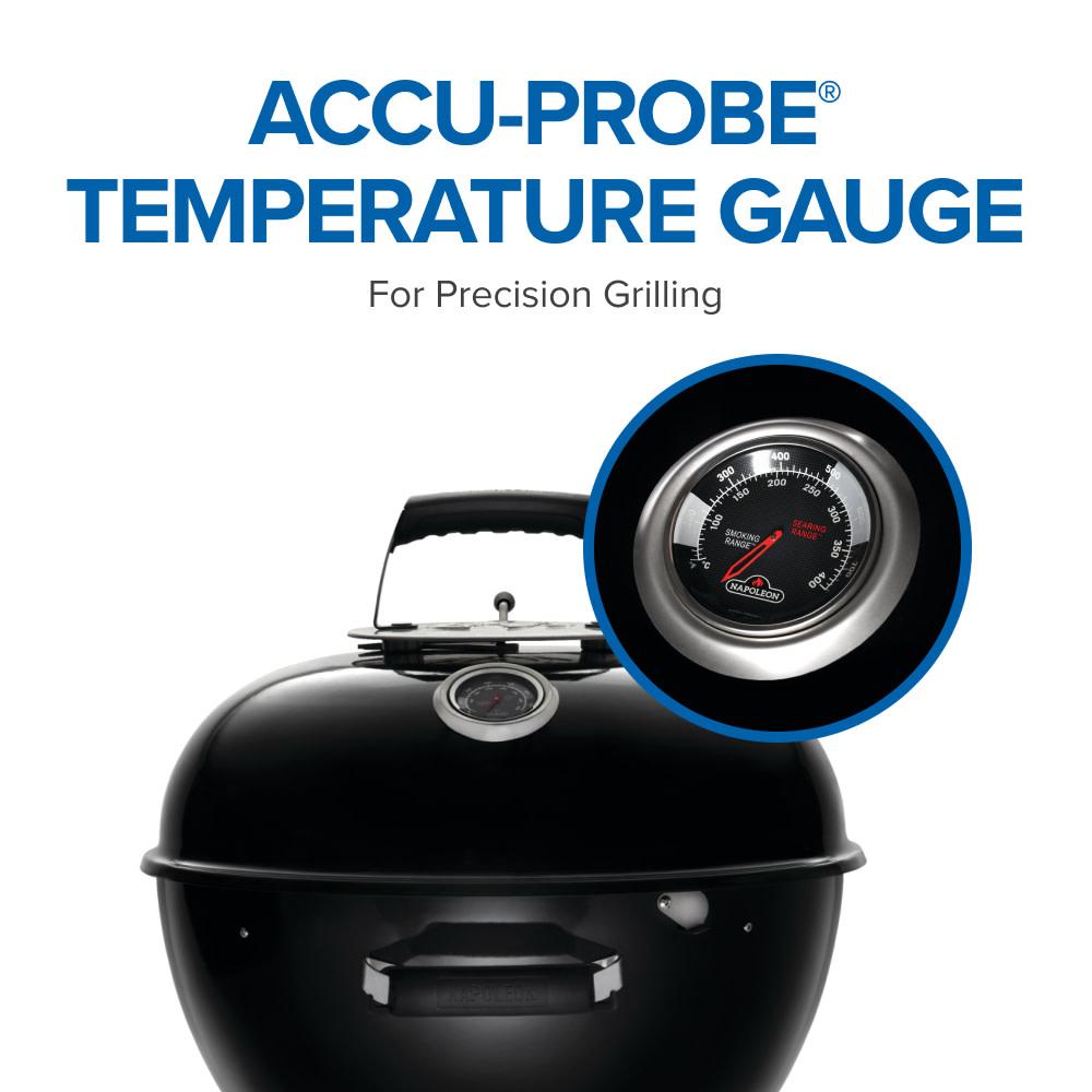 Premium 18 Charcoal Kettle 18-inch Kettle Grill , Charcoal, Black