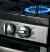 GE® 30" Free-Standing Gas Double Oven Range