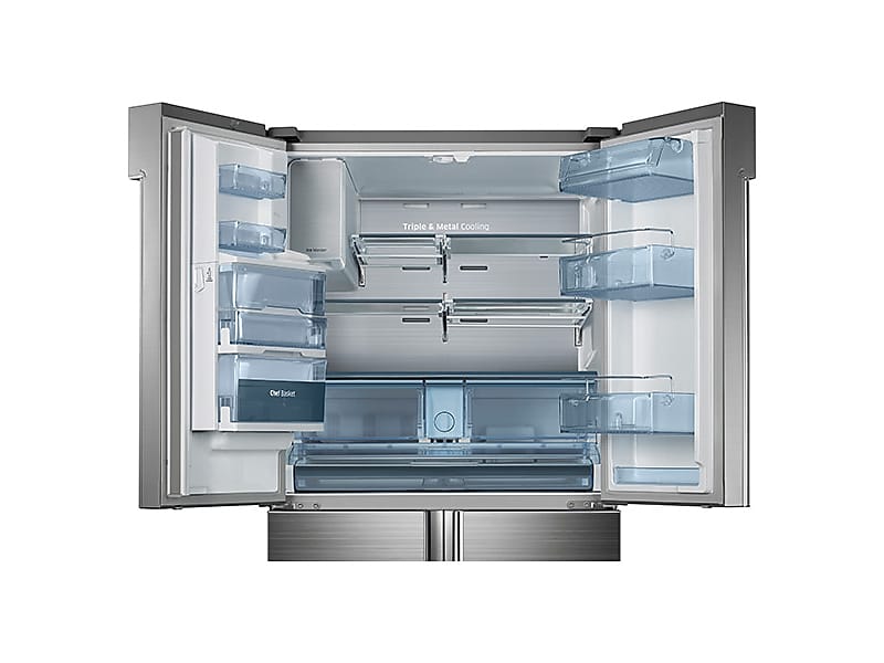 34 cu. ft. 4-Door Flex™ Chef Collection Refrigerator with Sparkling Water Dispenser in Stainless Steel