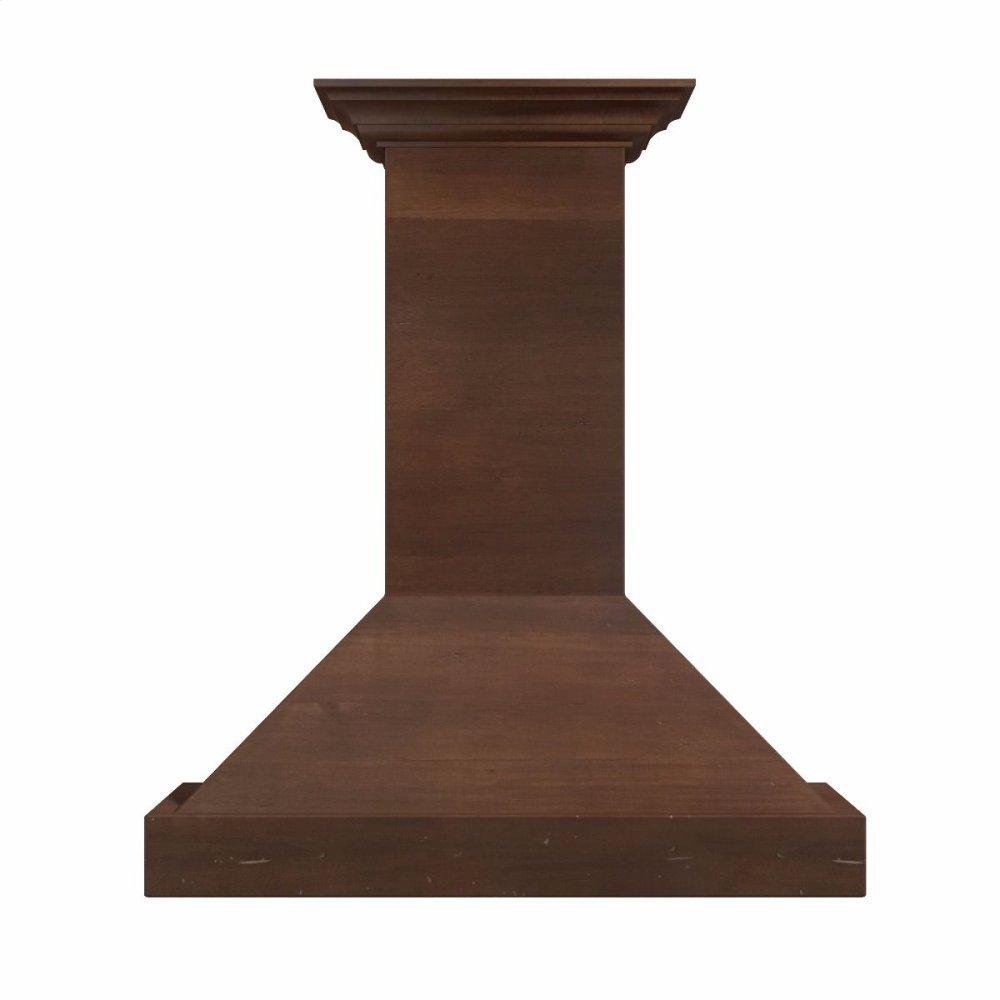 ZLINE 42" Designer Series Wooden Wall Range Hood with Crown Molding (KBRR-42)