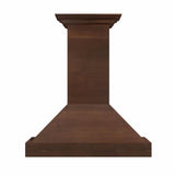 ZLINE 42" Designer Series Wooden Wall Range Hood with Crown Molding (KBRR-42)