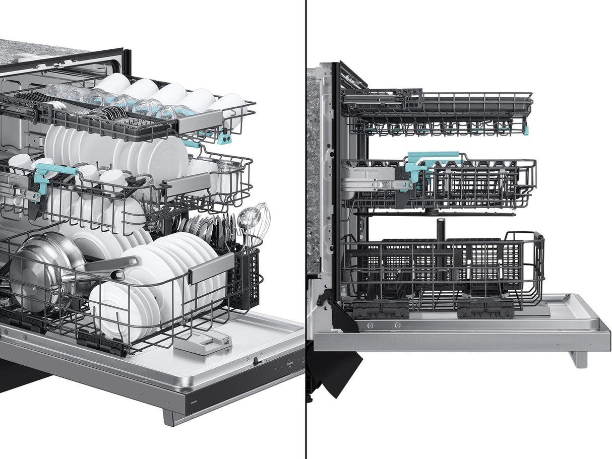 Bespoke AI Smart Dishwasher AI Wash & 3rd Rack Washing System  AutoRelease™ Door  38dBA