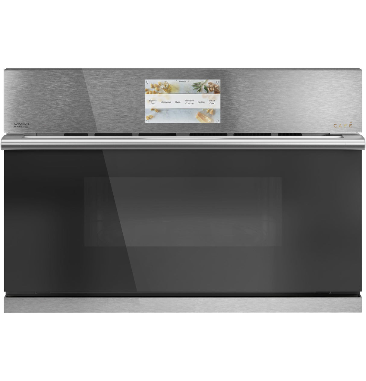 Café™ 30" Custom Speed Cook Oven with 120V Advantium® Technology in Platinum Glass
