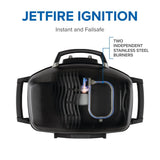 TravelQ PRO285 Portable Gas Grill , Propane, Black