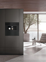 CVA 7875 Obsidian Black matte - Built-in coffee machine with DirectWater Perfectly combinable design with CoffeeSelect + AutoDescale for highest demands.