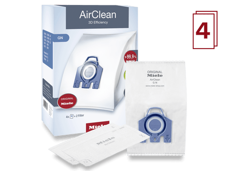 AirClean 3D Efficiency GN dustbags - ensures that dust picked up stays inside the machine.