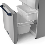 30 Inch 17.5 Cu Ft French Door Counter Depth Refrigerator With Ice Maker In Stainless Steel/navy Blue  Gordon Ramsay Series