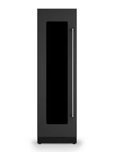 24"W. Integrated Wine Cellar Door Panel - Cast Black Left Hinge