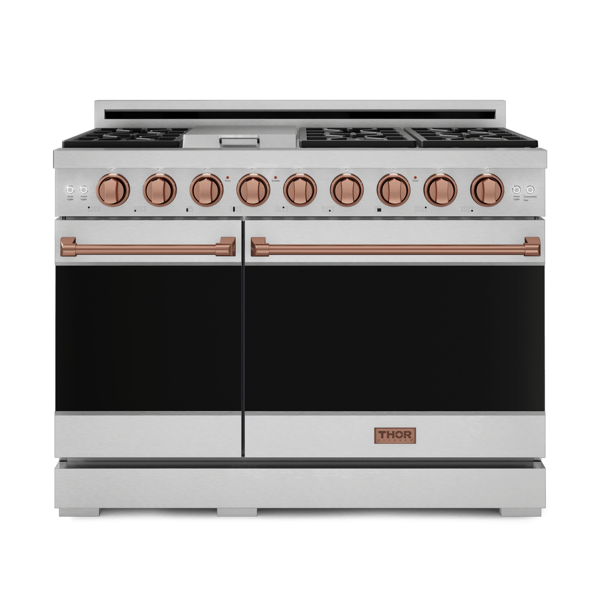 48 Inch Professional Gas Range With Pro-style Knobs In Stainless Steel/rose Gold  Gordon Ramsay Series