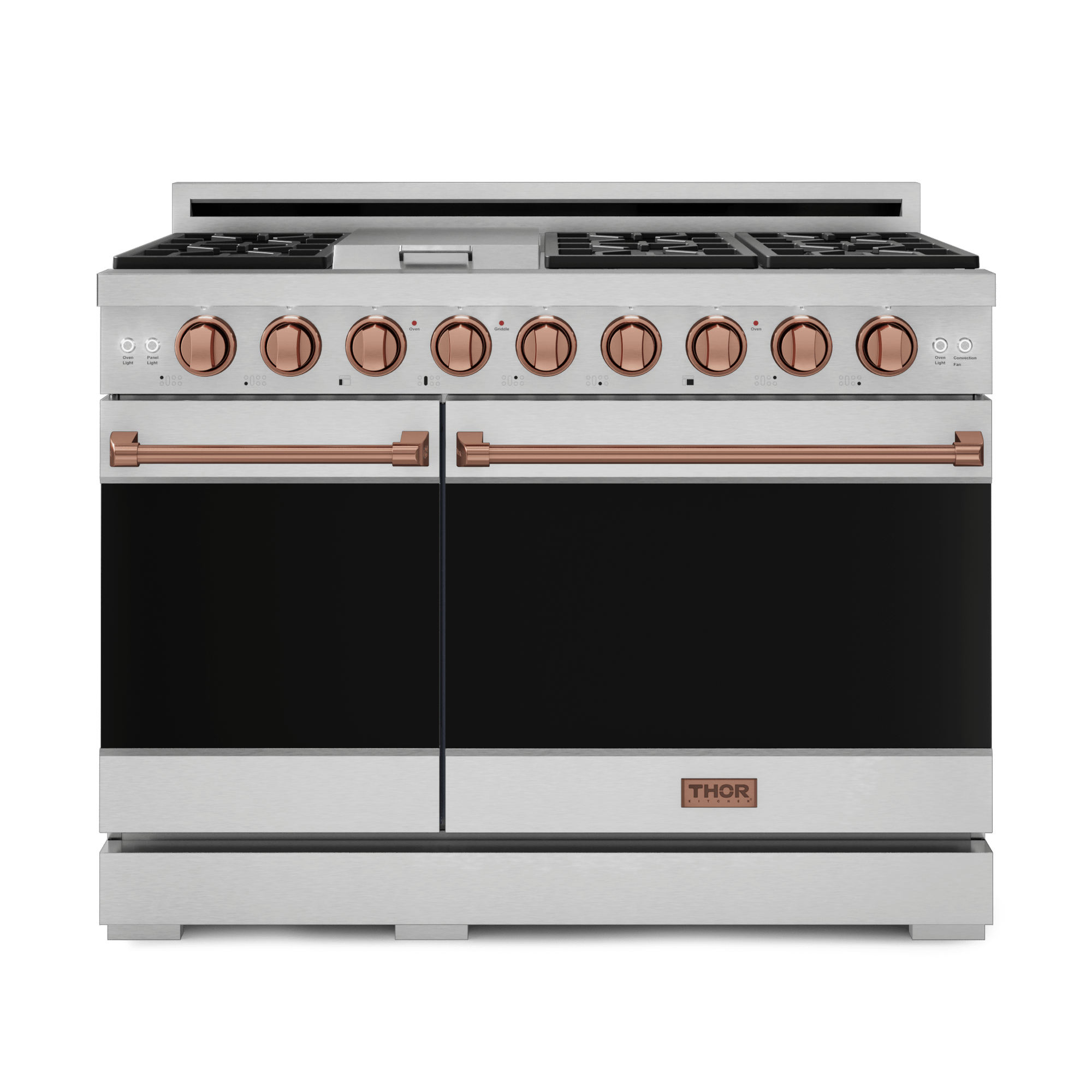 48 Inch Professional Gas Range With Pro-style Knobs In Stainless Steel/rose Gold  Gordon Ramsay Series