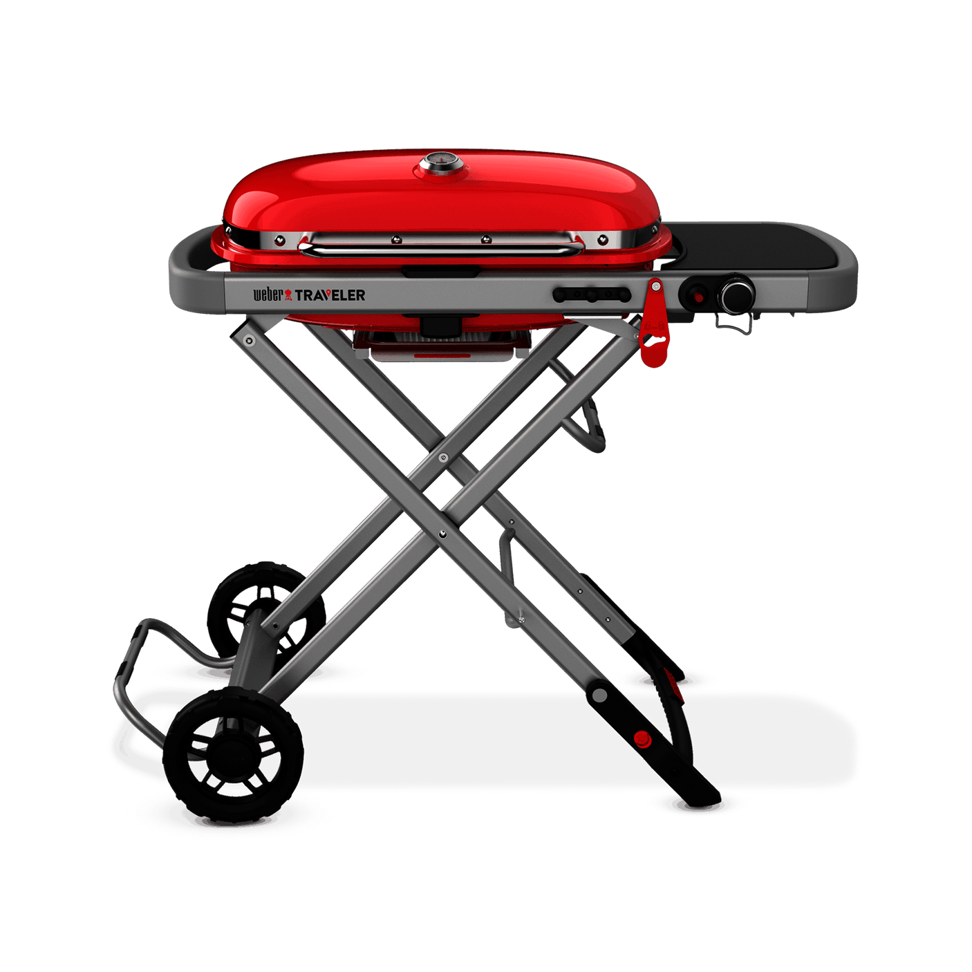 Weber Traveler® Portable Gas Grill - Red